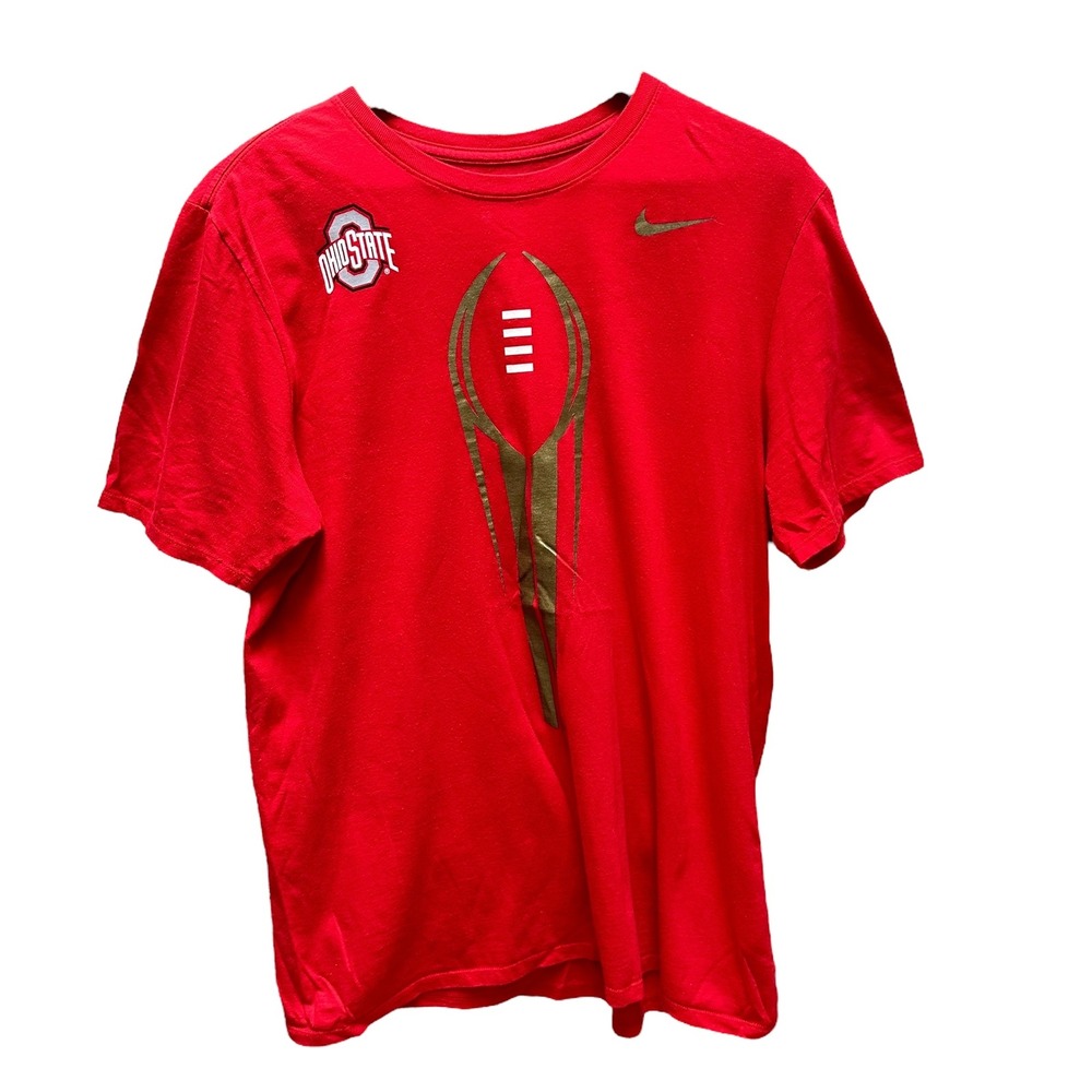 Nike‎ Ohio State Football T-Shirt Buckeyes College Football Big 10 Men's Size L